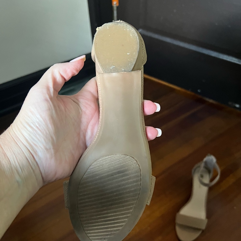 Tan sandals